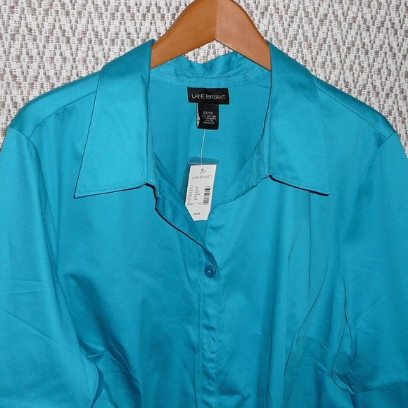 Lane Bryant Tops Lane Bryant Button Down Shirt 2224 Nwt Poshmark